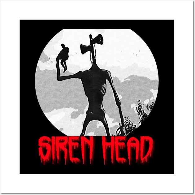 Siren Head Wall Art by ZenCloak